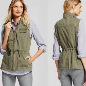 A New Day army green cargo utility vest